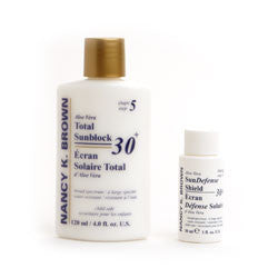 Nancy K. Brown Sun Defense Mineral Shield / Block 30+ white (untinted) - Your Skin Care Clinic